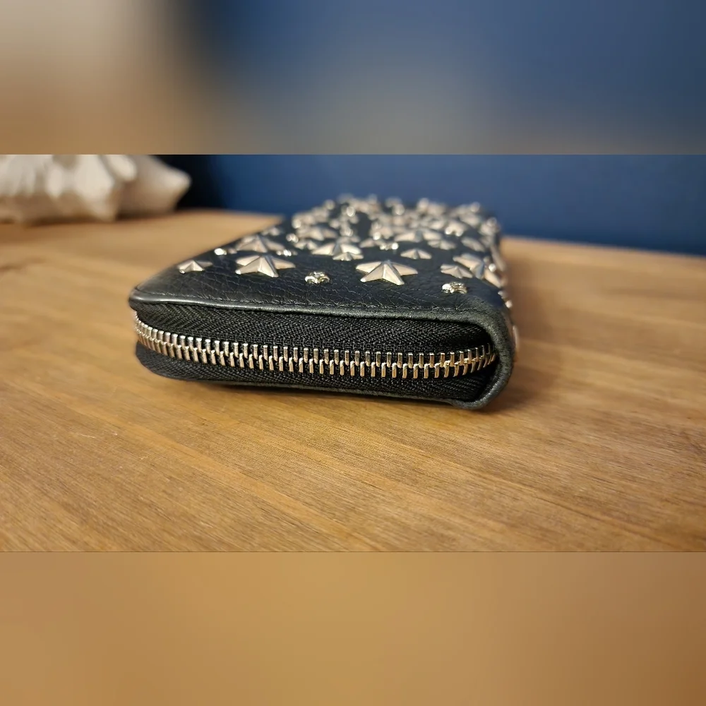 Jimmy Choo Filipa Star Studded Wallet EUC - Picture 4 of 9